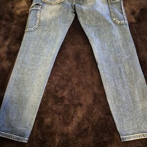 Stylish Blue Straight Leg Women's Jeans